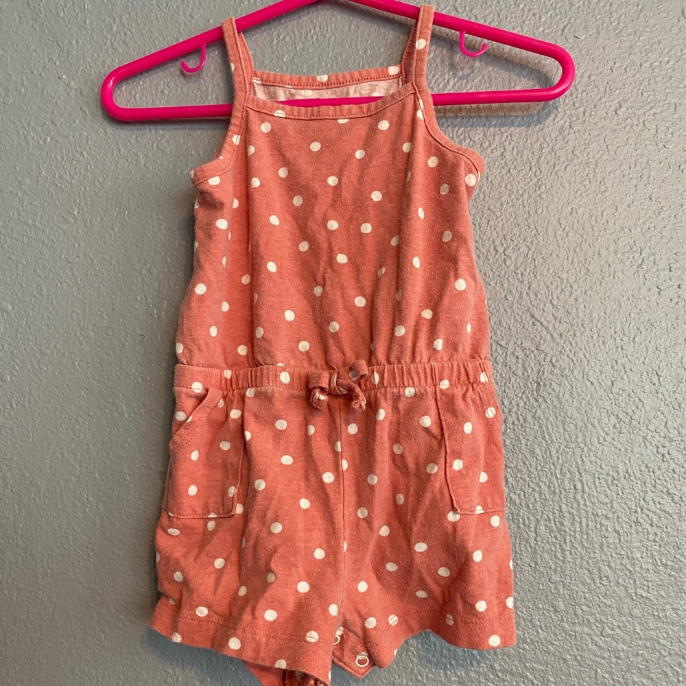 Polka dot romper